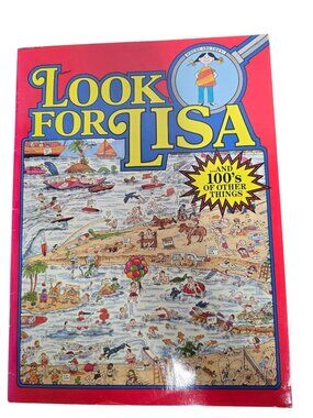 Vintage 90s Look for Lisa Search and Find Book